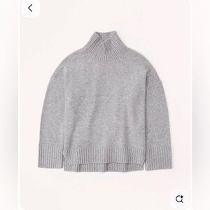 Abercrombie & Fitch Gray mockneck Women's Sweater